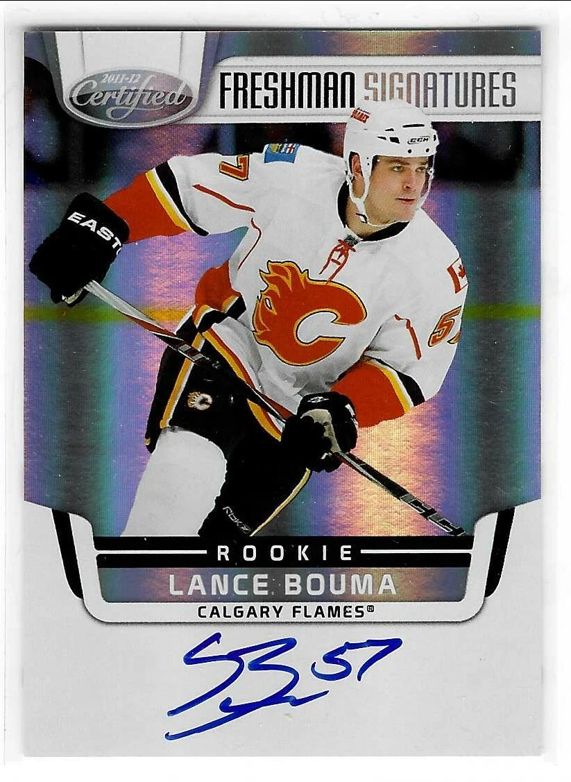 Lance Bouma 2011/12 Certified Rookie Autograph Card #177 Calgary Flames