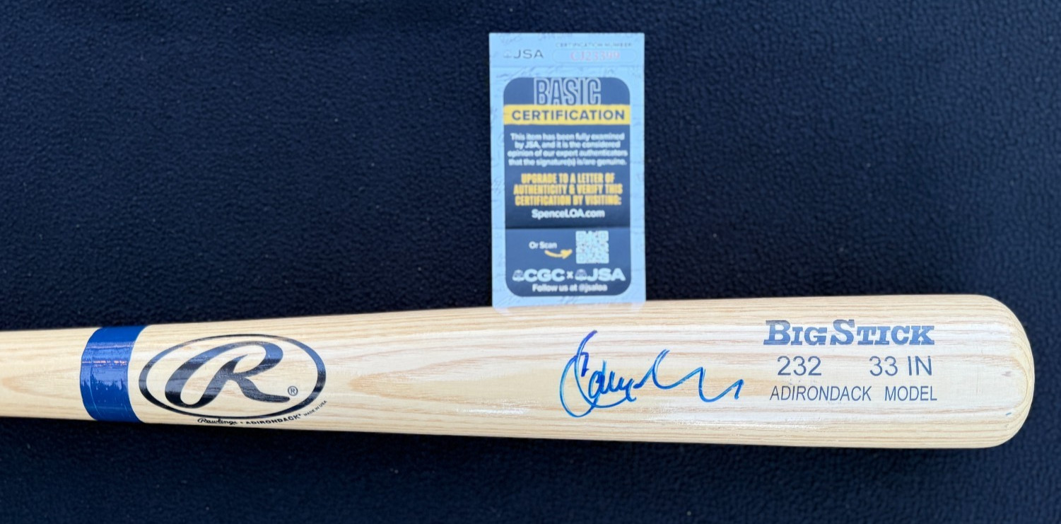 Gary Matthews Jr. Signed Texas Rangers Bat JSA COA