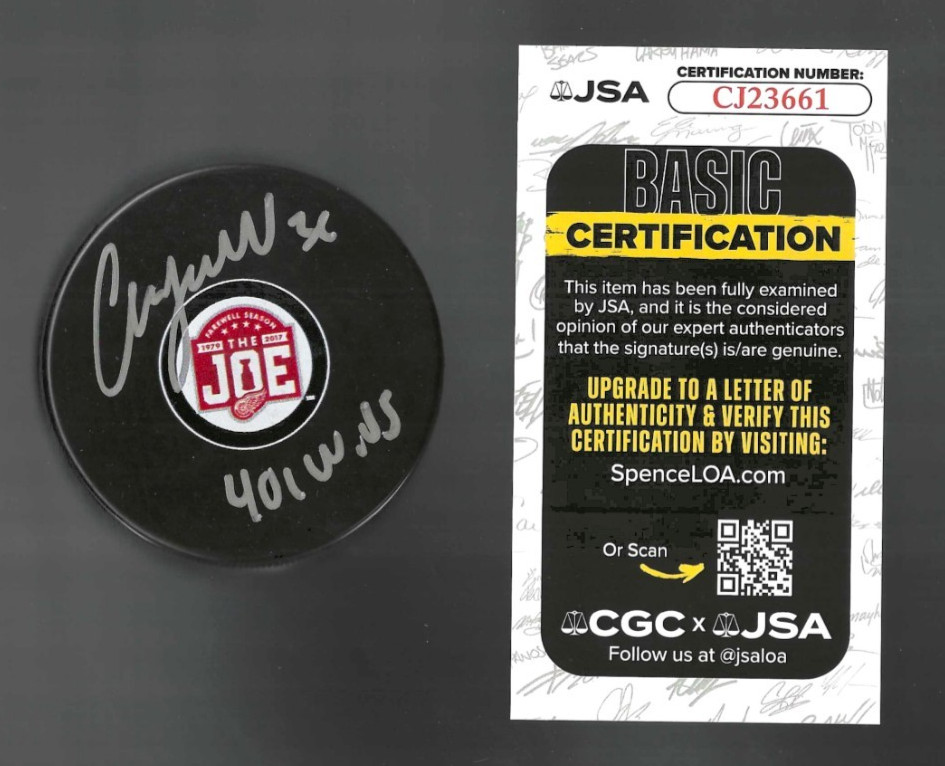 Chris Osgood Signed 