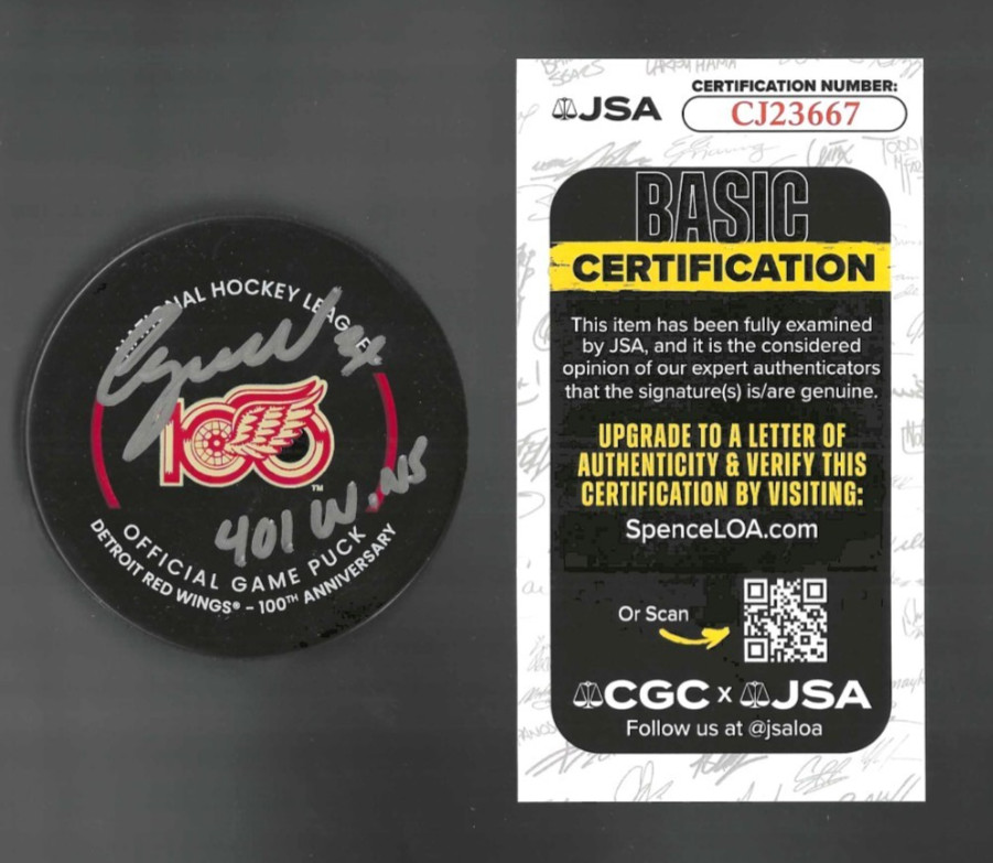 Chris Osgood Signed 