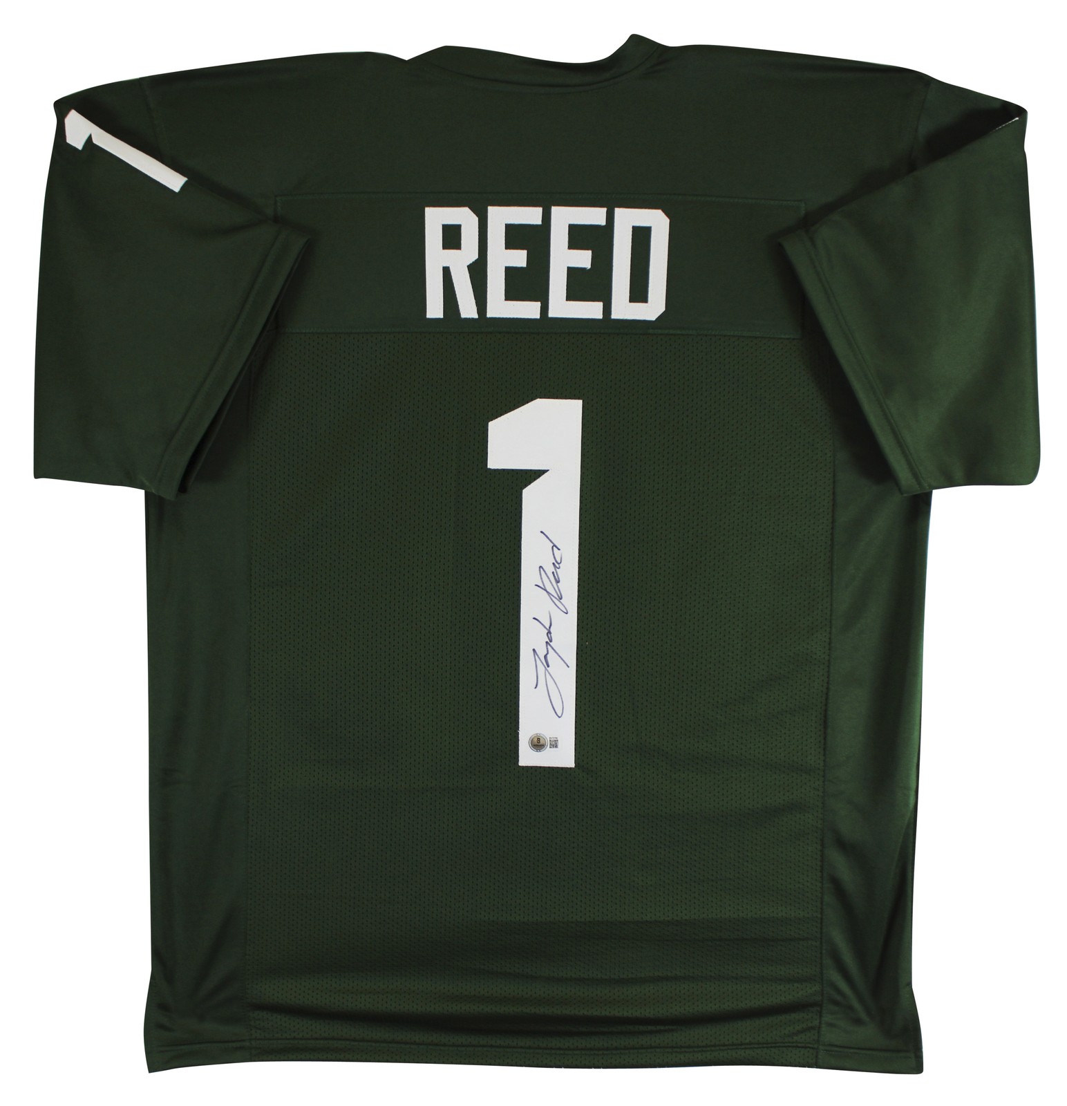 Michigan State Jayden Reed Authentic Signed Green Pro Style Jersey BAS