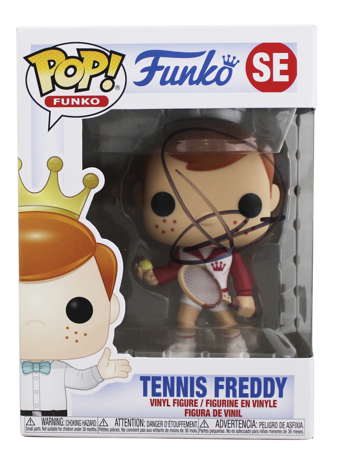 Novak Djokovic Signed Tennis Freddy #SE Funko Pop Vinyl Figure BAS #BP10577