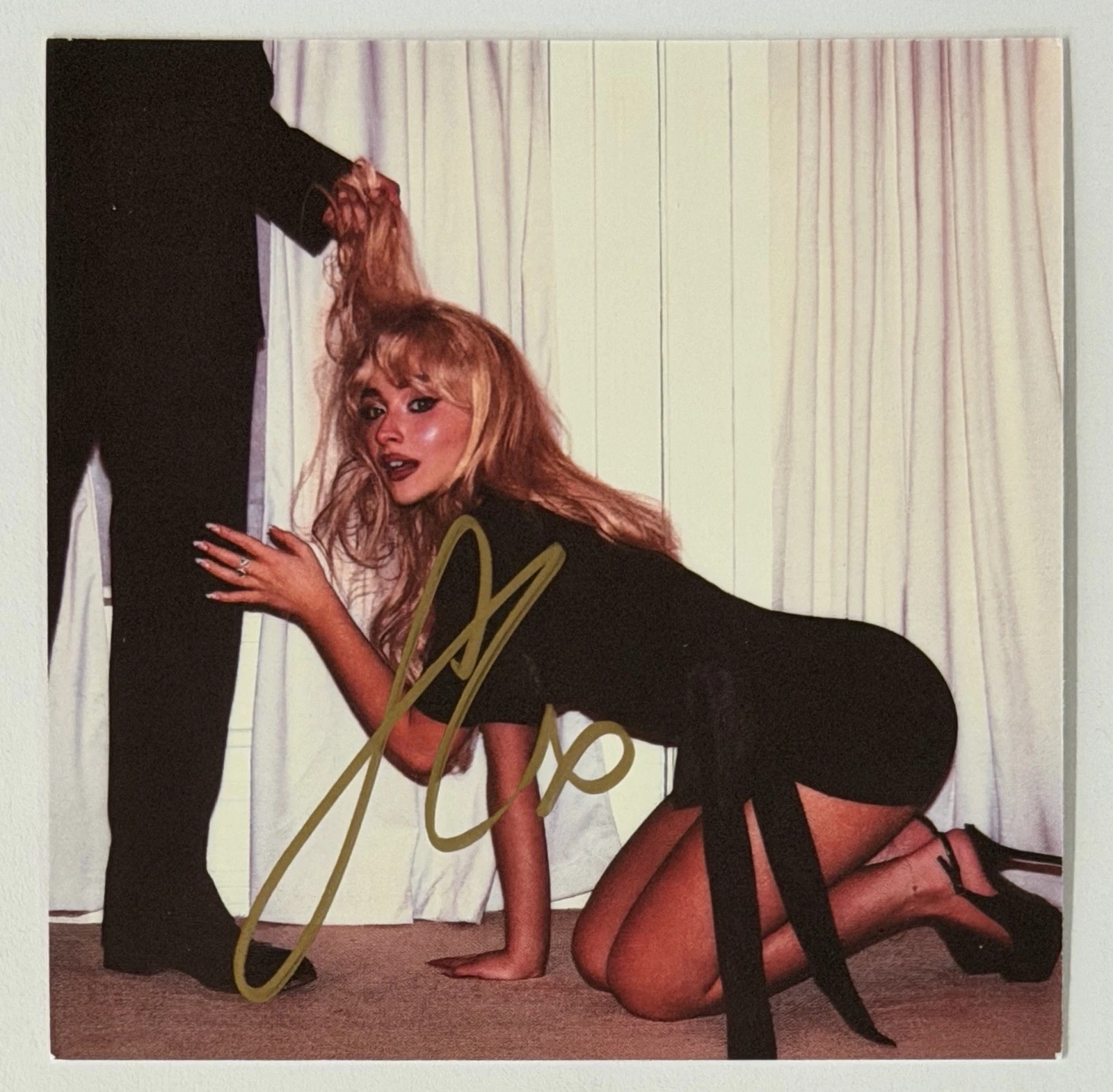 SIGNED Sabrina Carpenter Man’s Best Friend Sexy Photograph & CD PSA DNA COA Auto