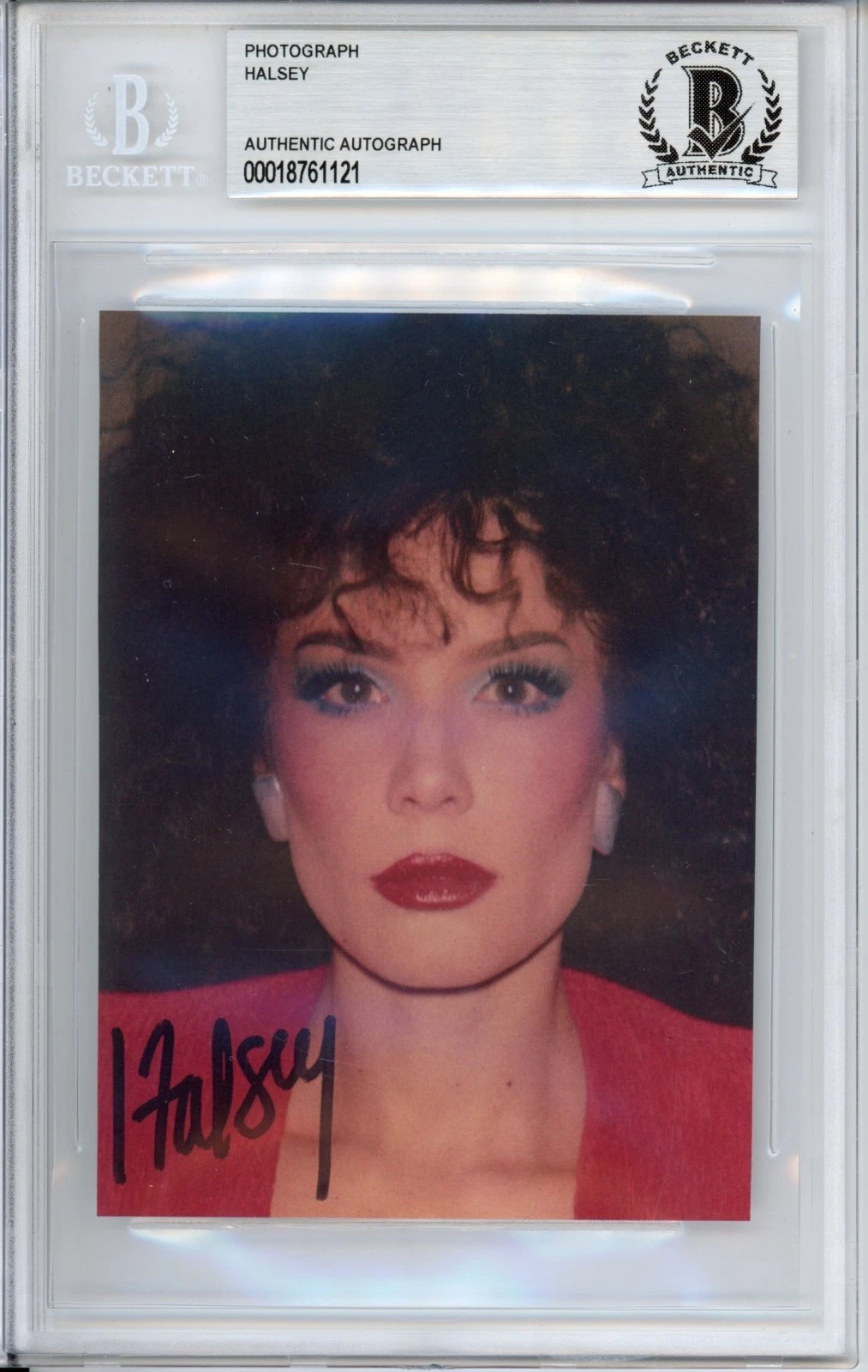 Halsey Great Impersonator SIGNED Album Card Picture Autograph Beckett BAS COA