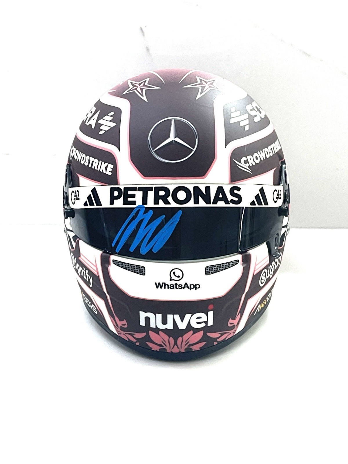 Kimi Antonelli Signed Official 1:2 limited Miami Rookie 2025 Mini Helmet BECKETT