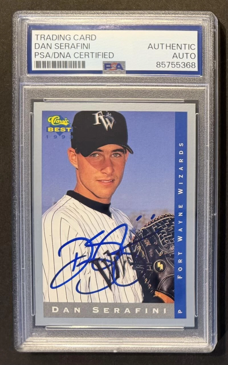 Dan Serafini Signed Autograph PSA/DNA Encapsulated 1993 Classic Best RC Baseball