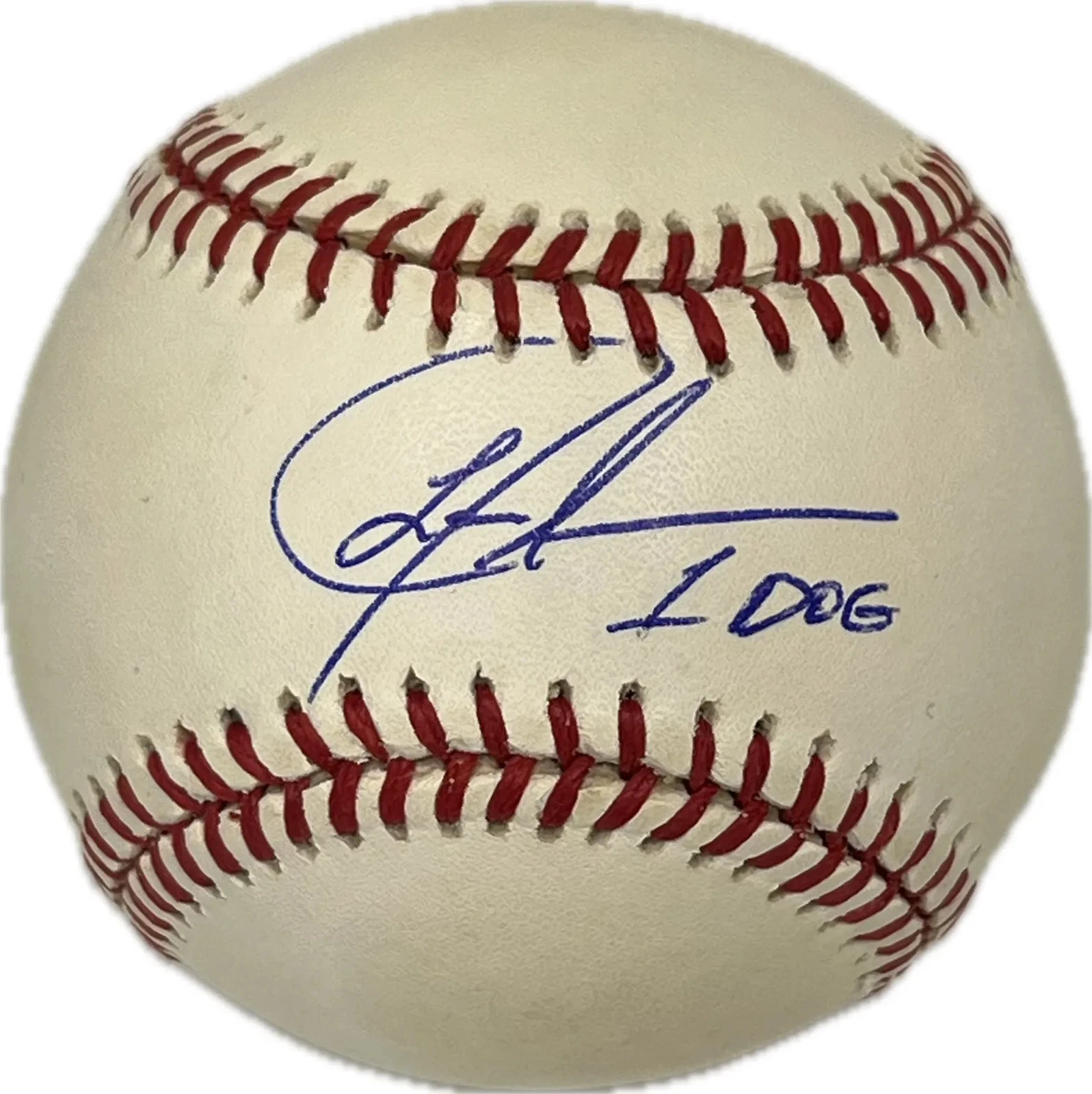 Lance Johnson Signed Baseball MLB PSA Autographed