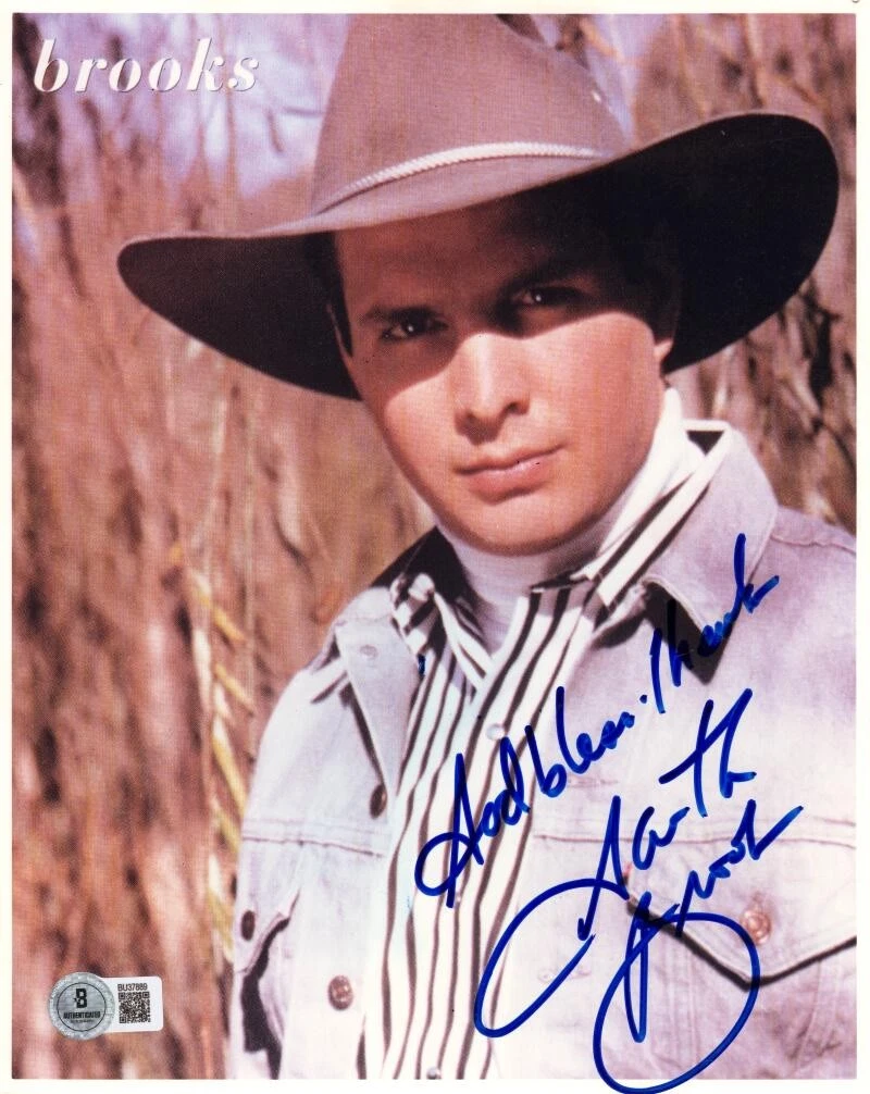 Garth Brooks Signed Autograph 8x10 Original Promo Photo w/ Beckett COA