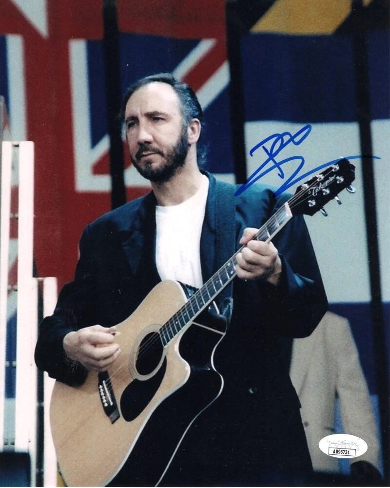 Pete Townshend The Who Signed Autograph 8x10 Photo - A Quick One w/ JSA COA