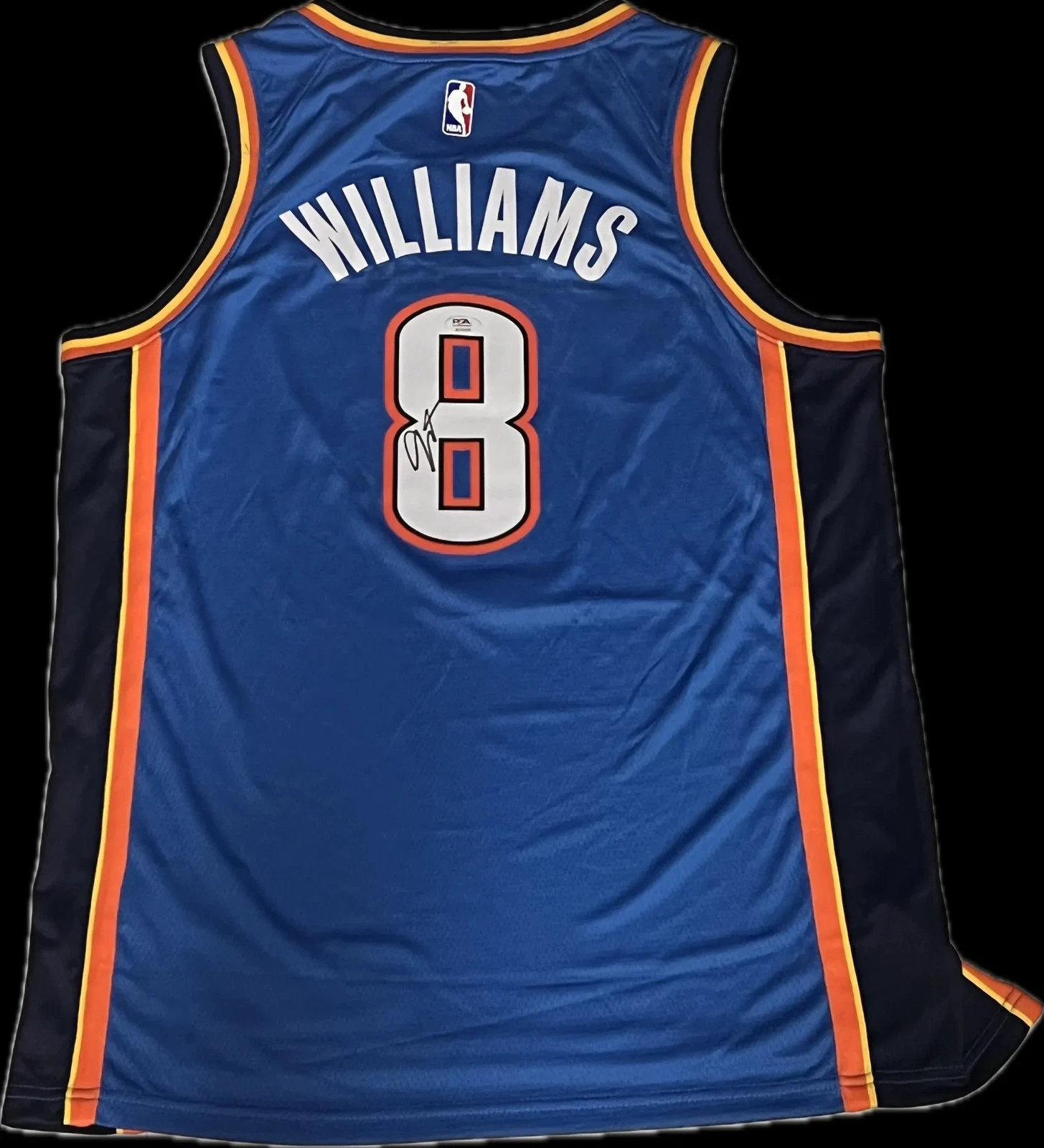 Jalen Williams Signed Oklahoma City Thunder Jersey PSA