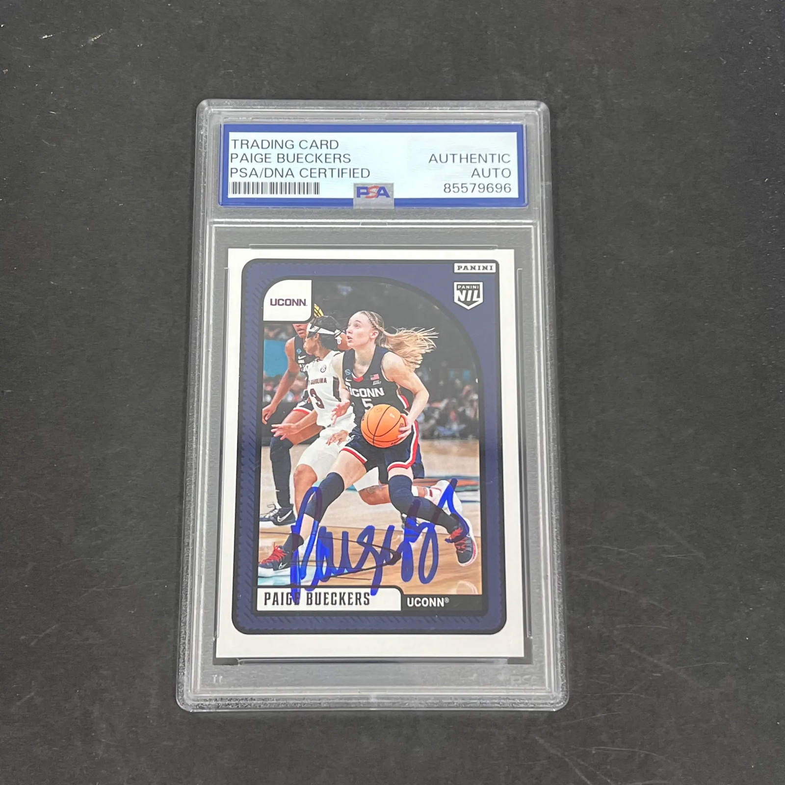 Paige Bueckers 2024 Panini NIL Signed Card PSA Autographed