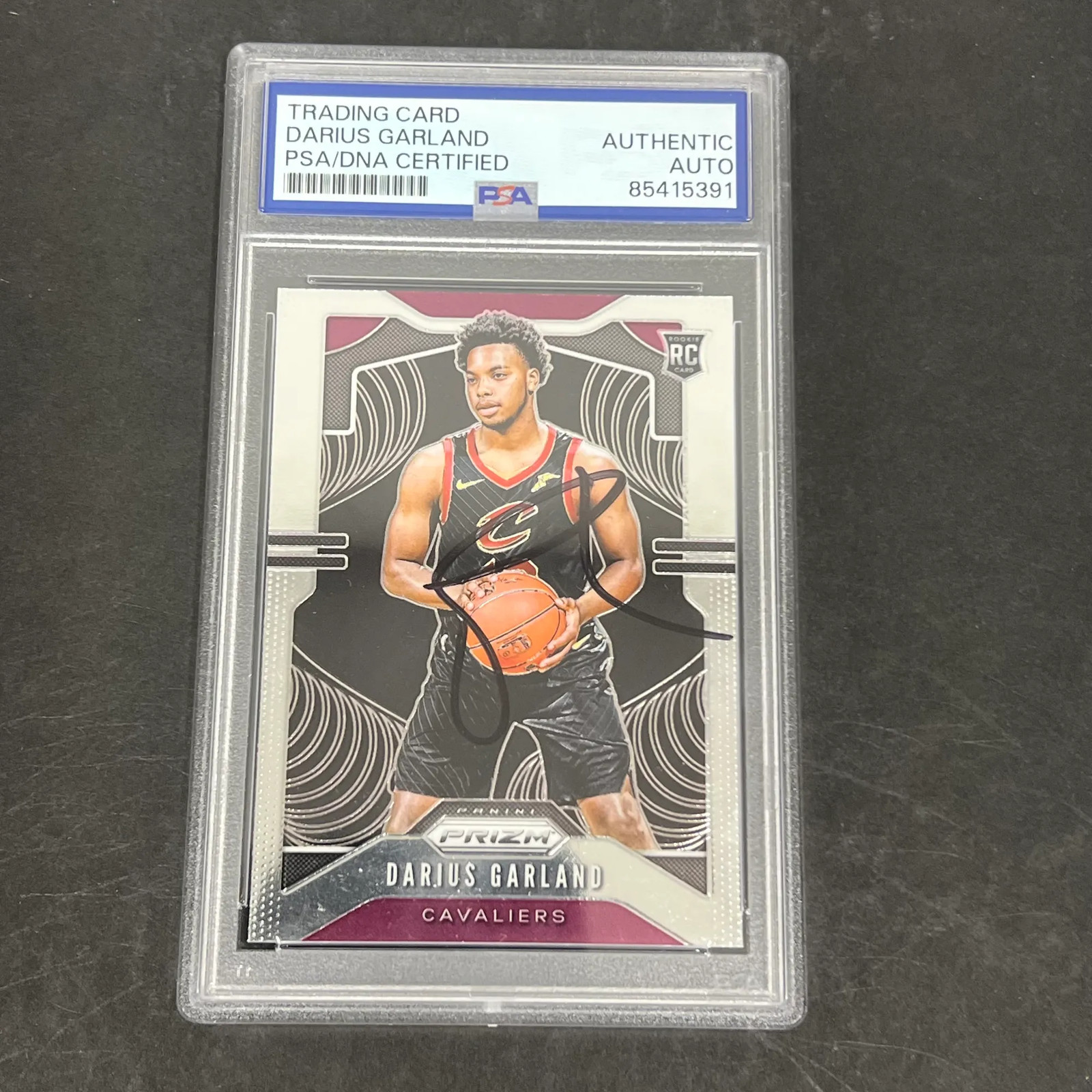 Darius Garland 2019-20 Panini Prizm Basketball #288 Signed Card PSA Autographed