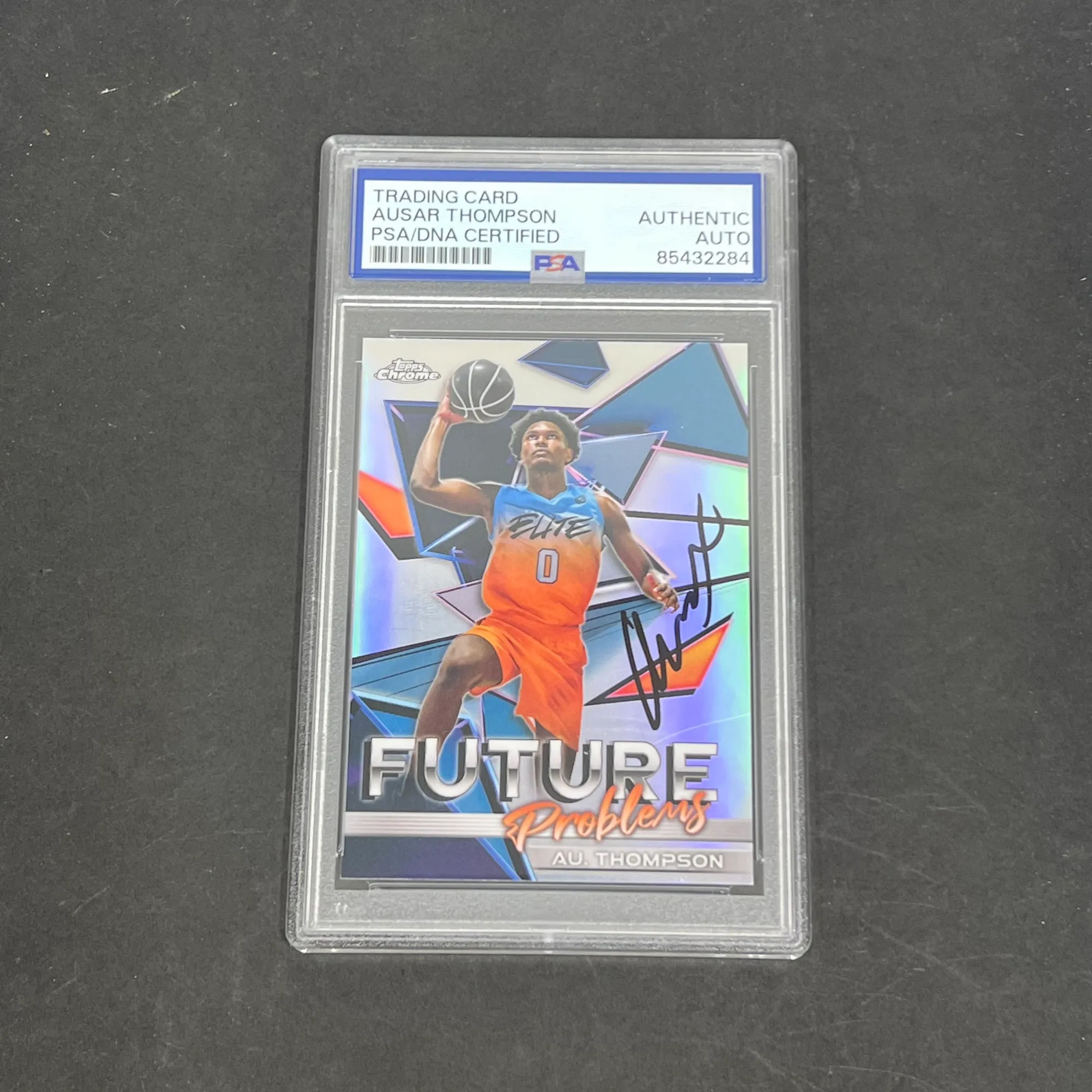 Ausar Thompson 2022 Topps Future Problems#FP-8 Signed Card PSA Autographed