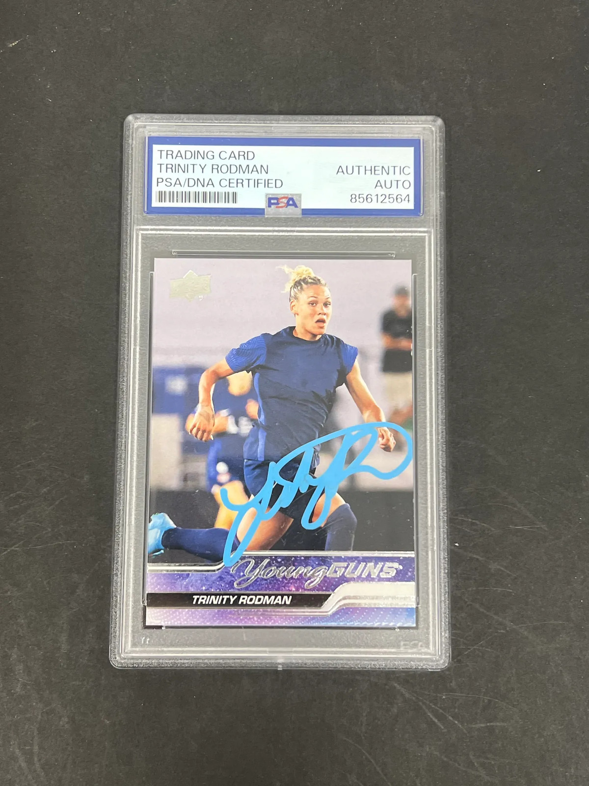 Trinity Rodman 2024 Upper Deck Young Guns#YG-7 Signed Card PSA Autographed