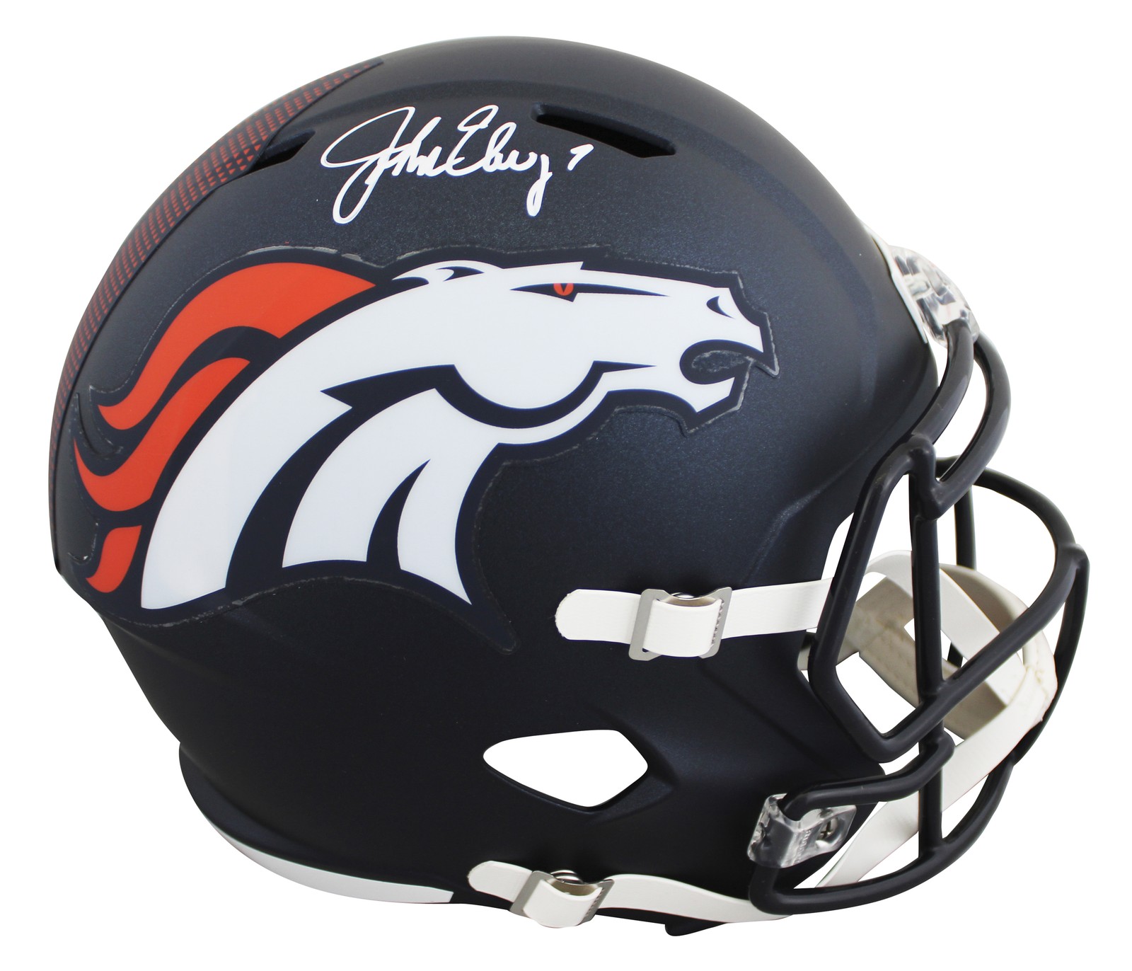 Broncos John Elway Authentic Signed Full Size Speed Rep Helmet BAS Witnessed