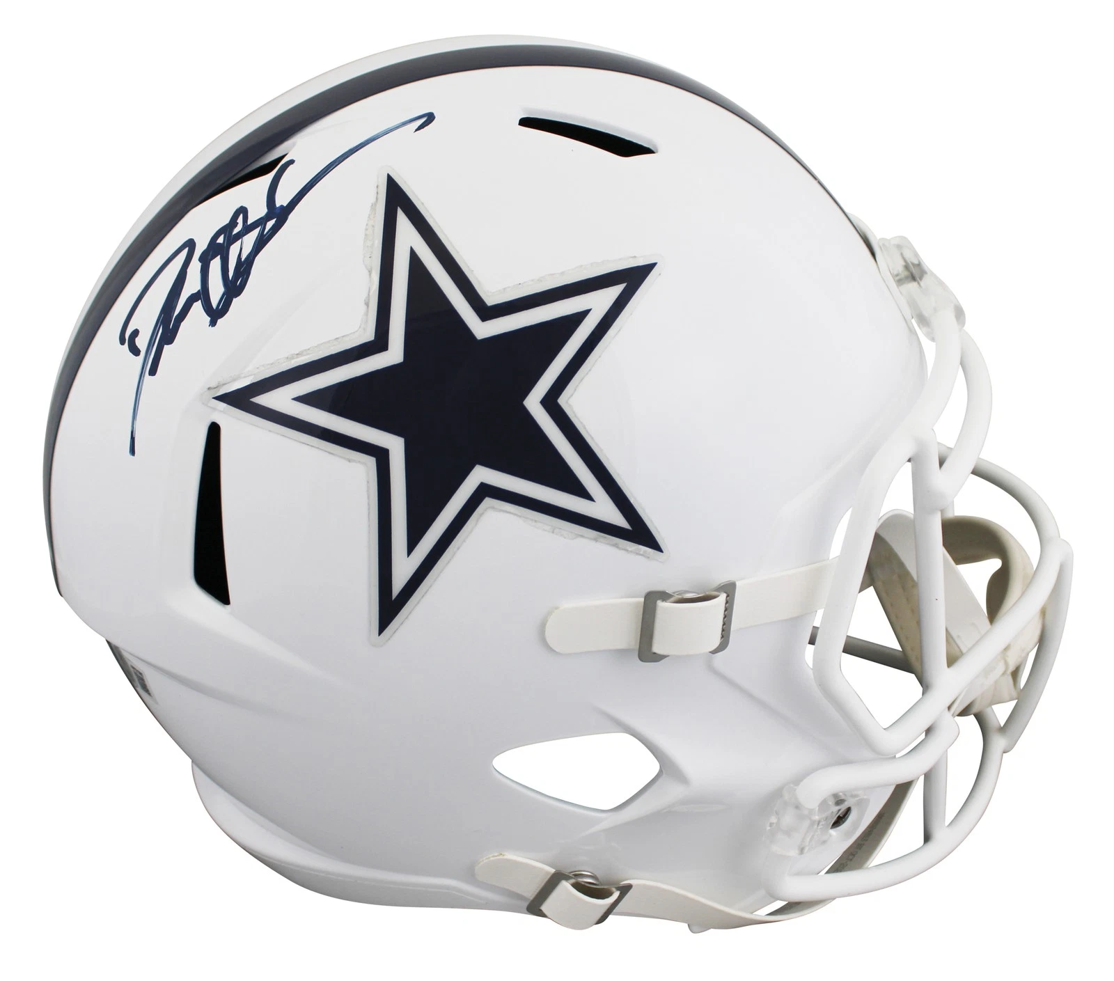 Cowboys Deion Sanders Signed 2022 On-Field Alt Full Size Speed Rep Helmet BAS W