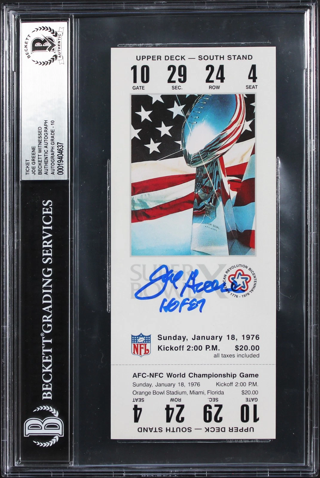 Steelers Joe Greene 