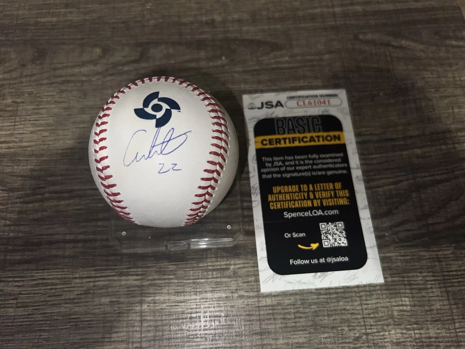 Garrett Whitlock Signed Official 2026 World Baseball Classic Baseball JSA Auth
