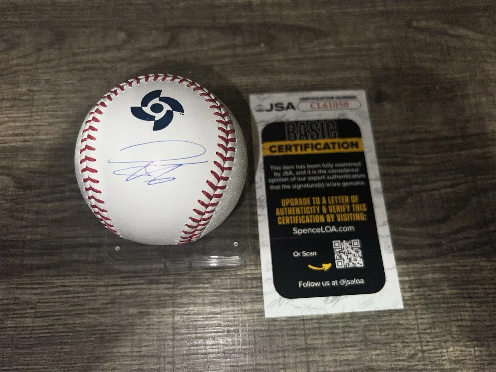 Hyeseong Kim Signed Official 2026 World Baseball Classic Baseball JSA Auth 2
