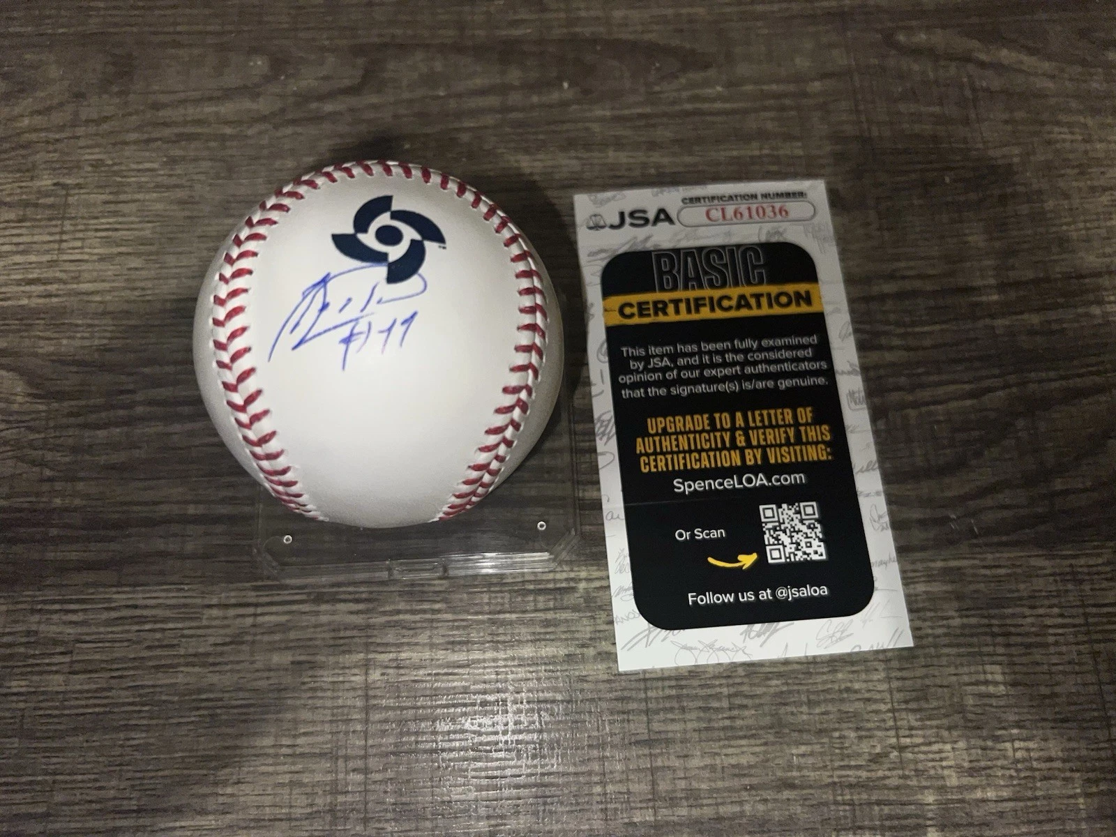 Erisbel Arruebarrena Signed Official 2026 World Baseball Classic Baseball JSA