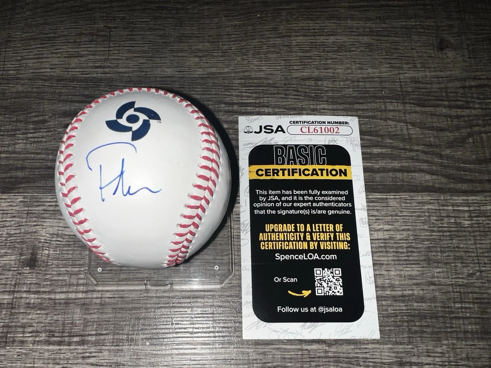 Pat McAfee Signed Official 2026 World Baseball Classic Baseball USA JSA Auth