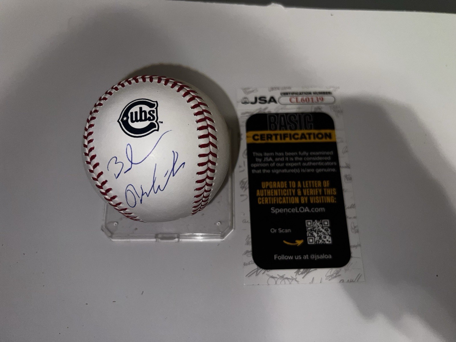 Bob Odenkirk Signed Official Chicago Cubs City Connect Baseball Saul JSA