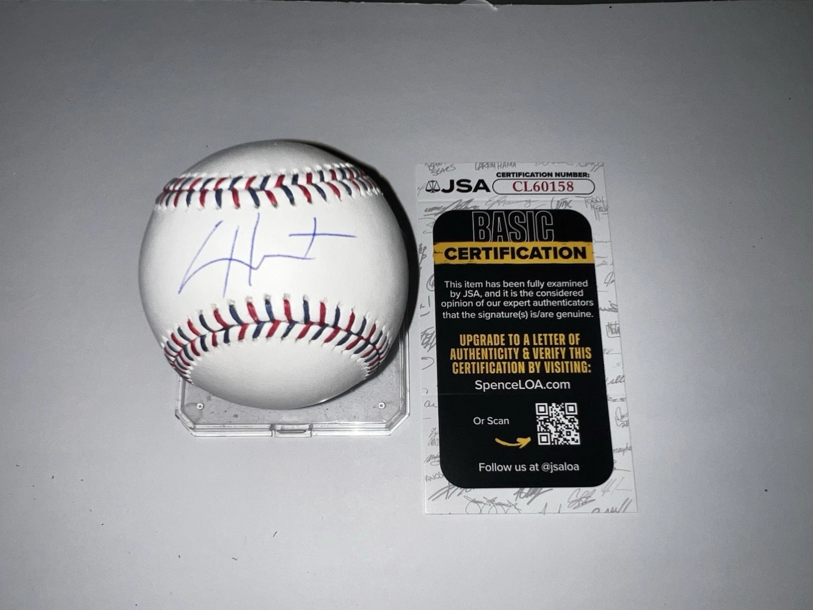 Cade Horton Signed Official Chicago Cubs Team Stitched Baseball JSA