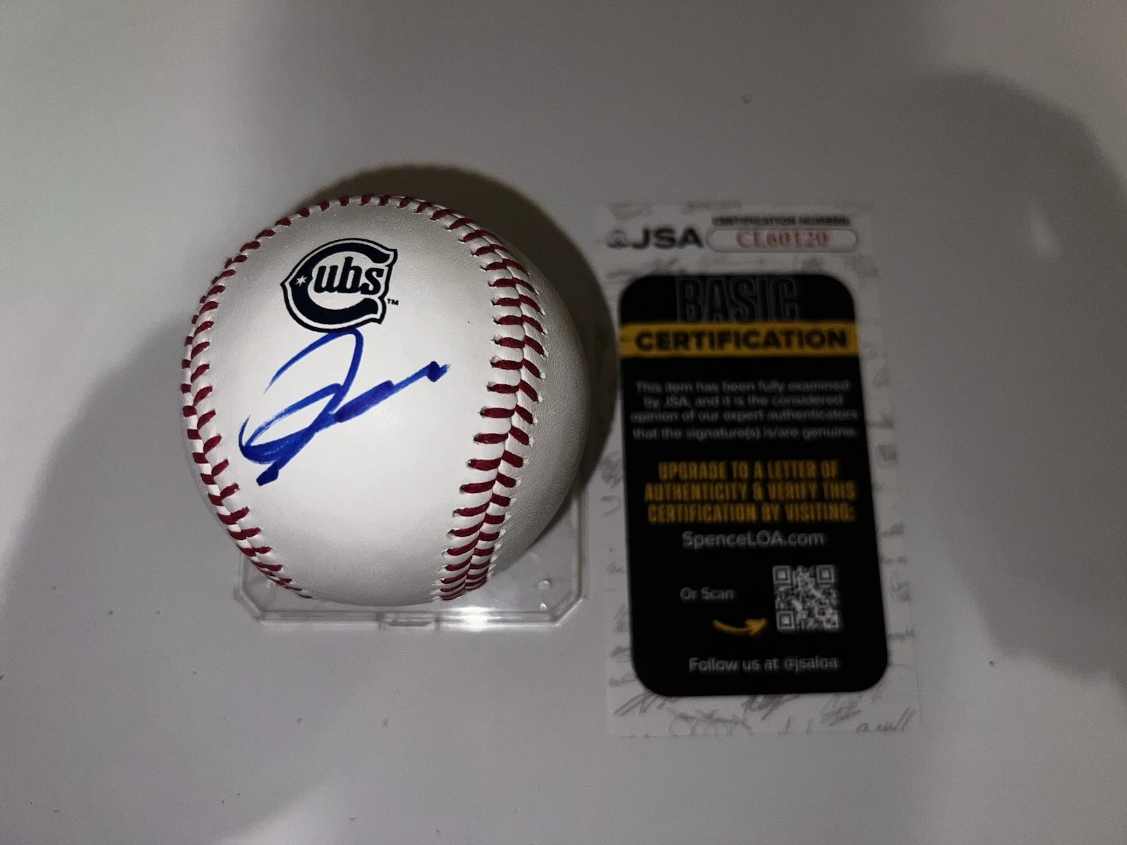 Shota Imanaga Signed Official Chicago Cubs City Connect Baseball Star JSA