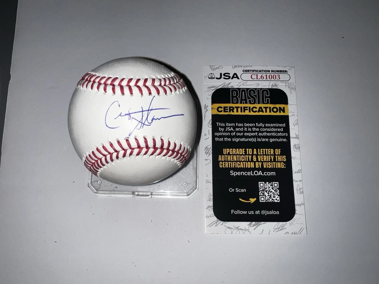 Craig Stammen Signed Official Major League Baseball San Diego Padres JSA Auth