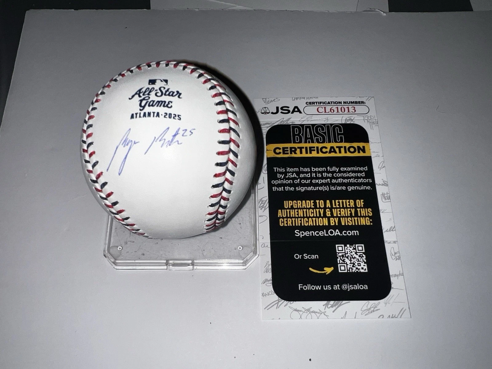 Byron Buxton Signed Official 2025 All Star Baseball Minnesota Twins JSA Auth