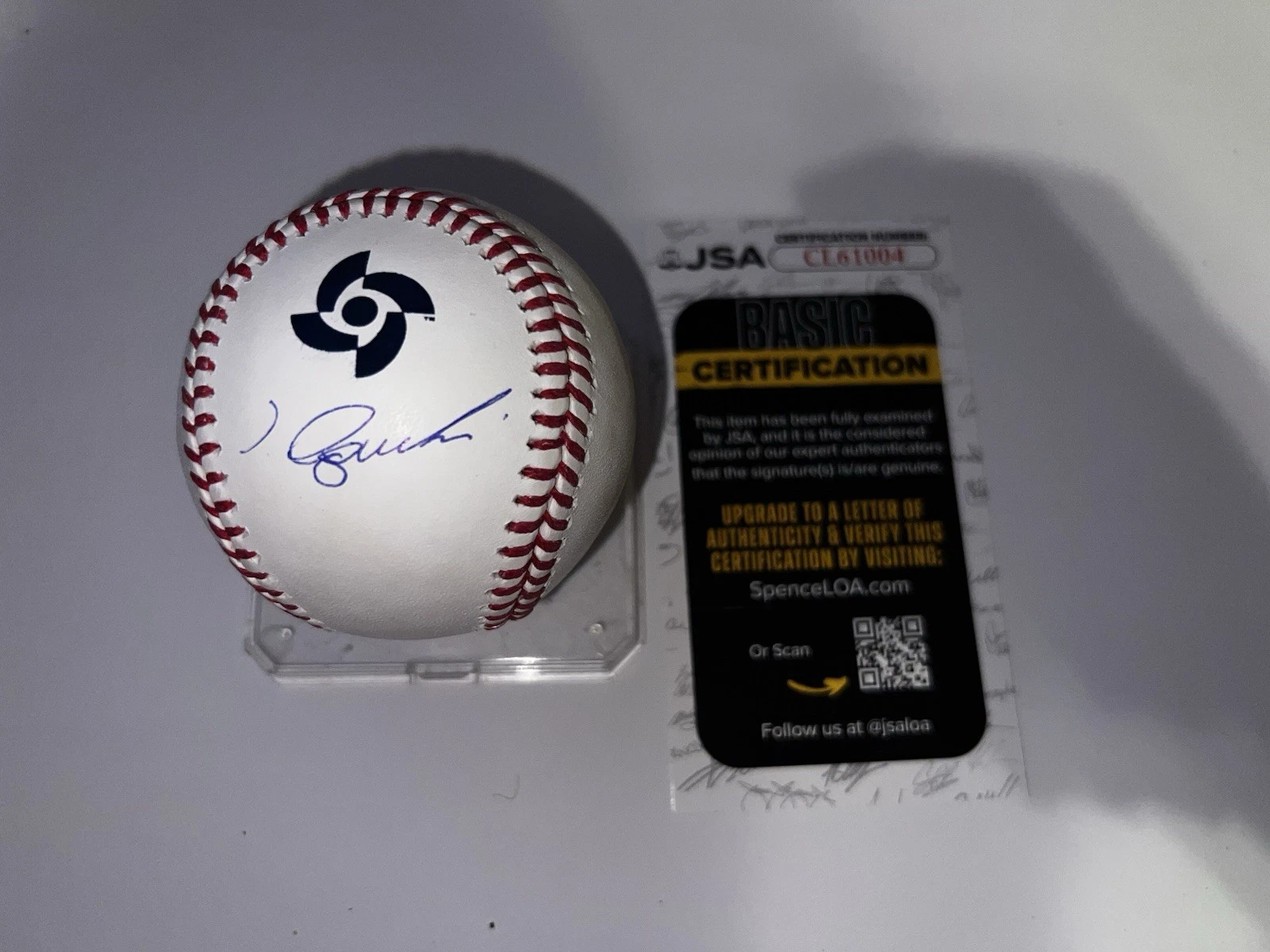 Tadahito Iguchi Signed Official 2026 World Baseball Classic Baseball JSA Auth