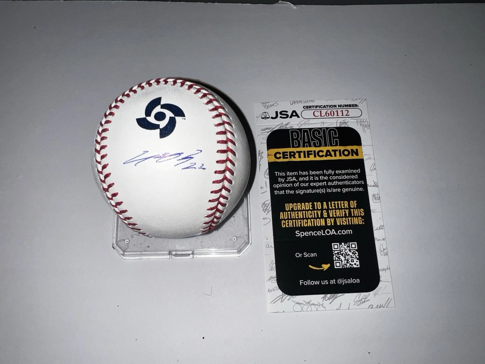 Jung Hoo Lee Signed Official 2026 World Baseball Classic Baseball JSA Auth