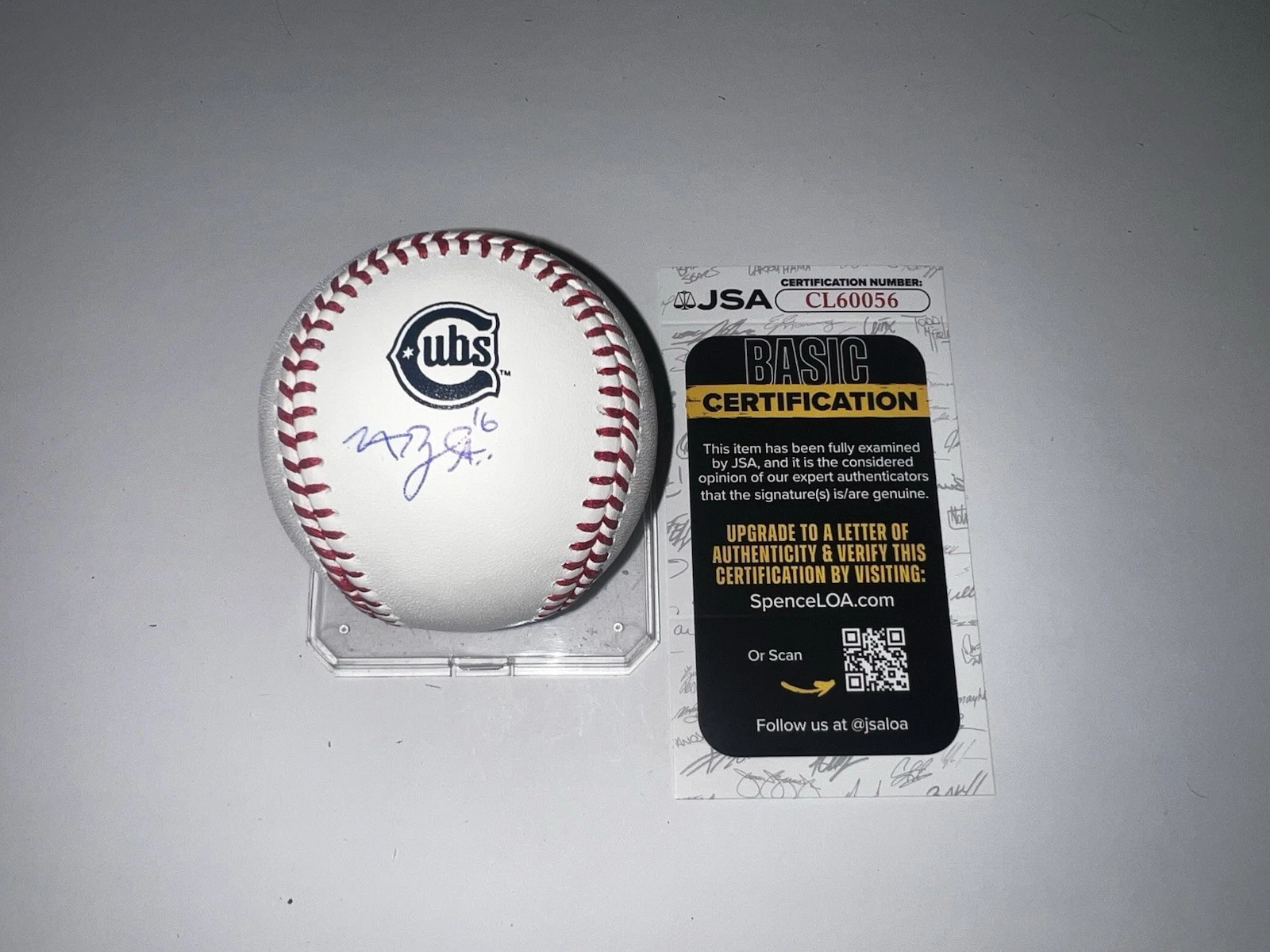 Matthew Boyd Signed Official Chicago Cubs City Connect Baseball Star JSA Auth