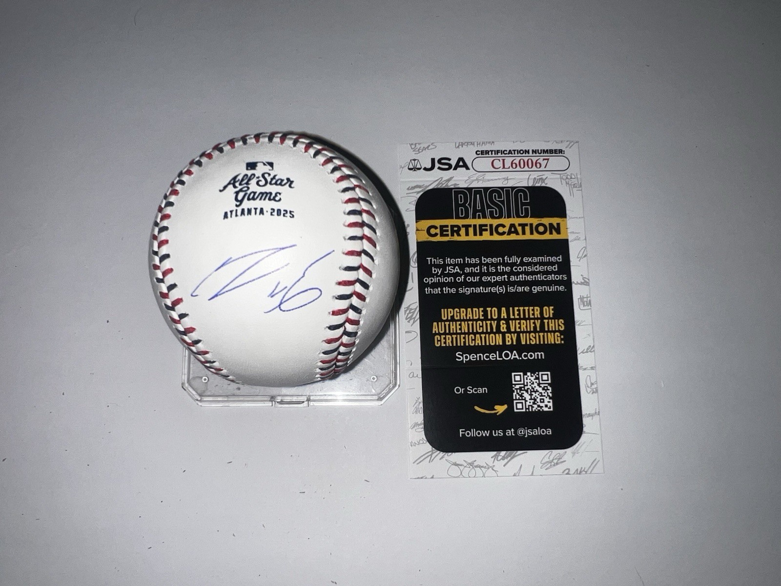 Maikel Garcia Signed Official 2025 All Star Baseball Kansas City Royals JSA