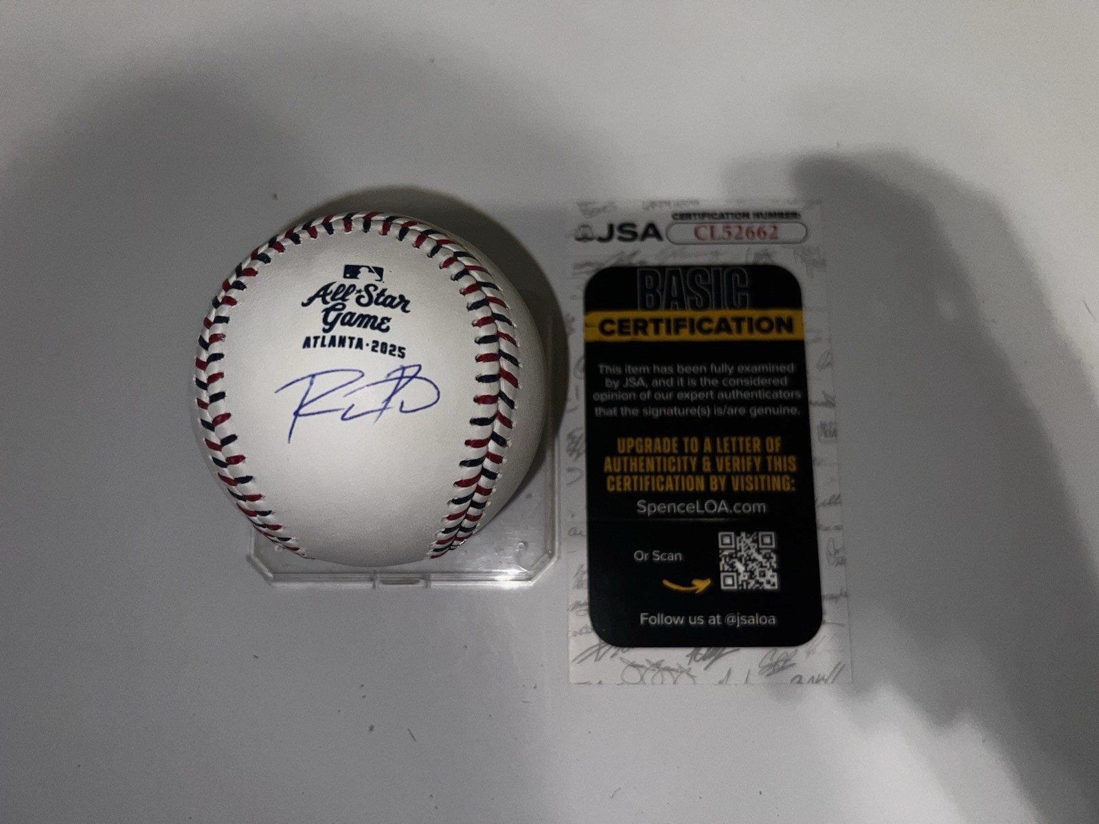 Randy Rodriguez Signed Official 2025 All Star Baseball San Fran Giants JSA Auth