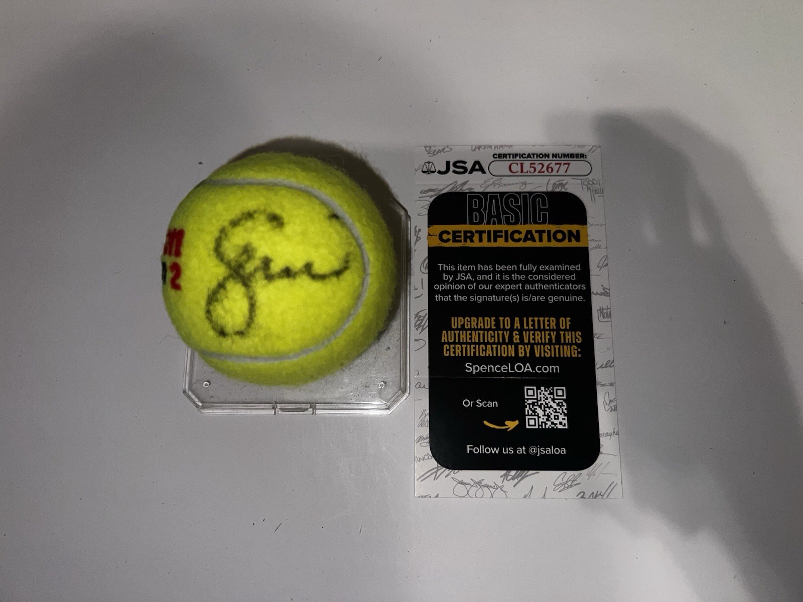 Serena Williams Signed Official US Open Tennis Ball Legend Champ JSA Auth