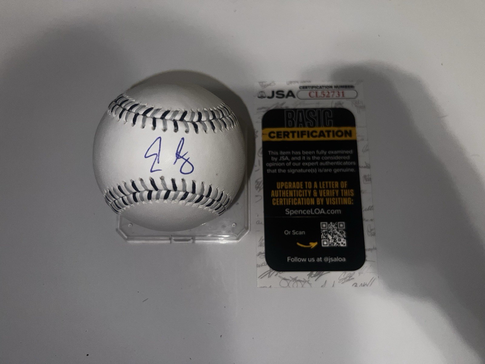 George Kirby Signed Official Seattle Mariners Team Stitched Baseball JSA Auth