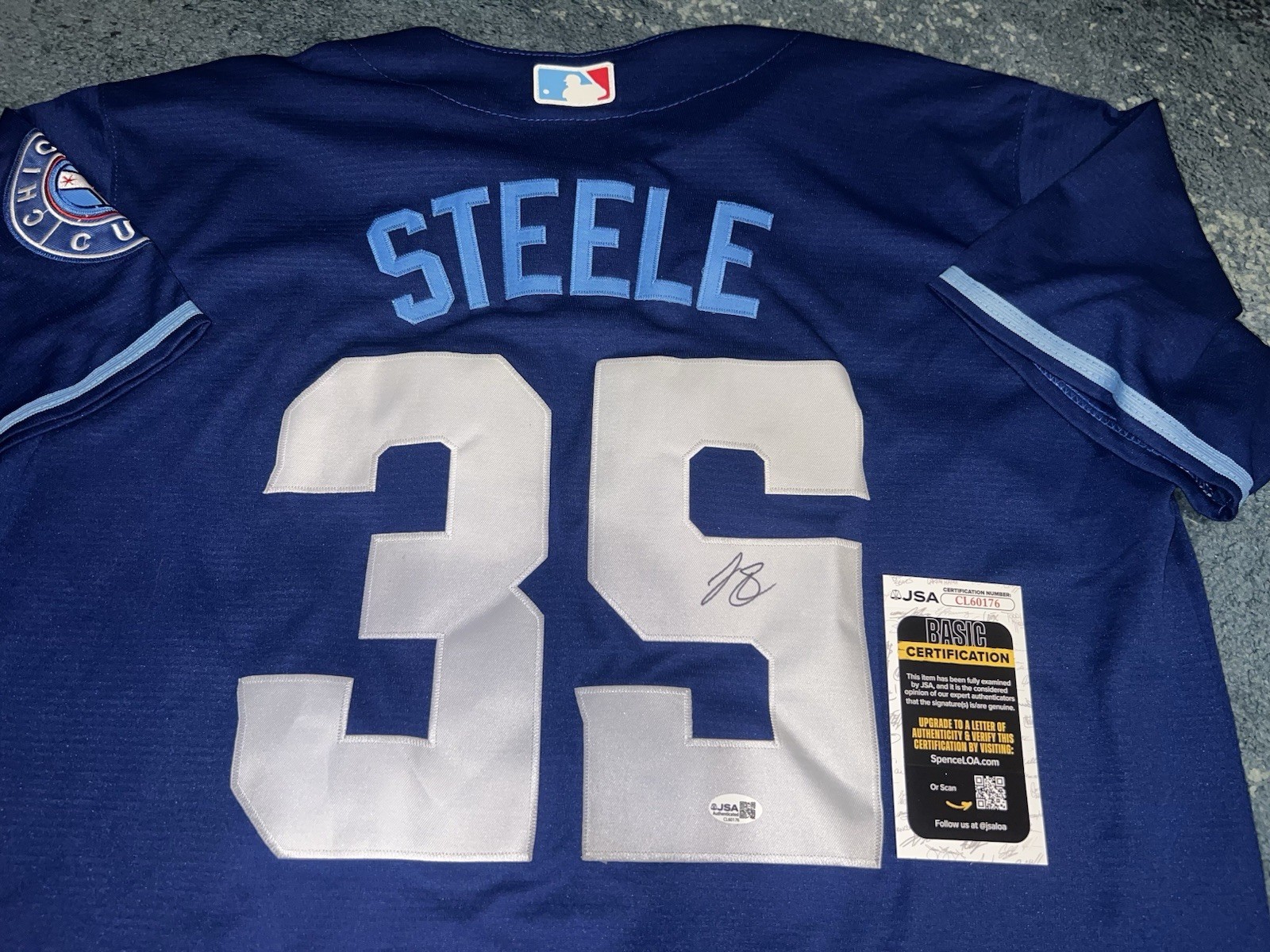 Justin Steele Signed Chicago Cubs Jersey All Star Ace JSA Auth #2