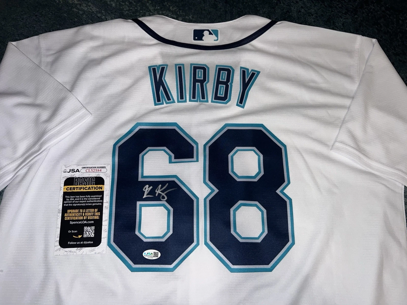 George Kirby Signed Seattle Mariners Jersey Superstar Ace JSA Auth