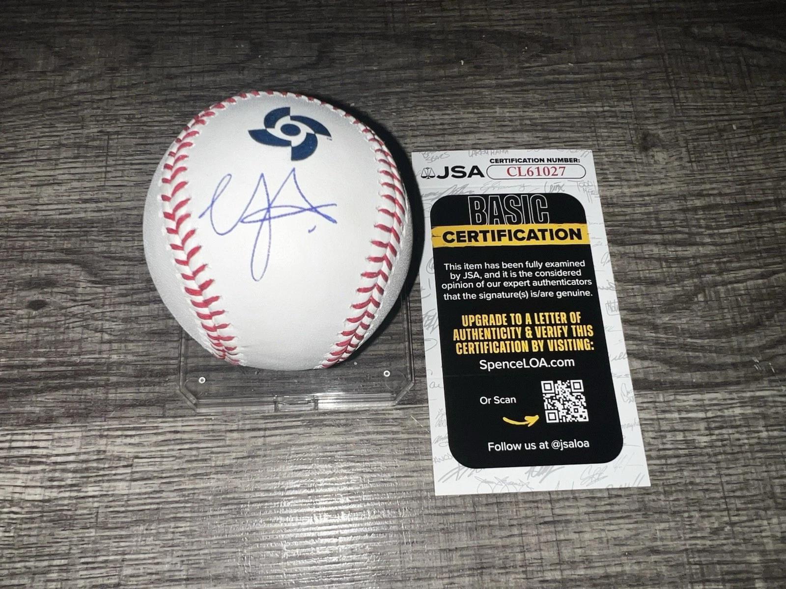 Jonathan Aranda Signed Official 2026 World Baseball Classic Baseball MEX JSA