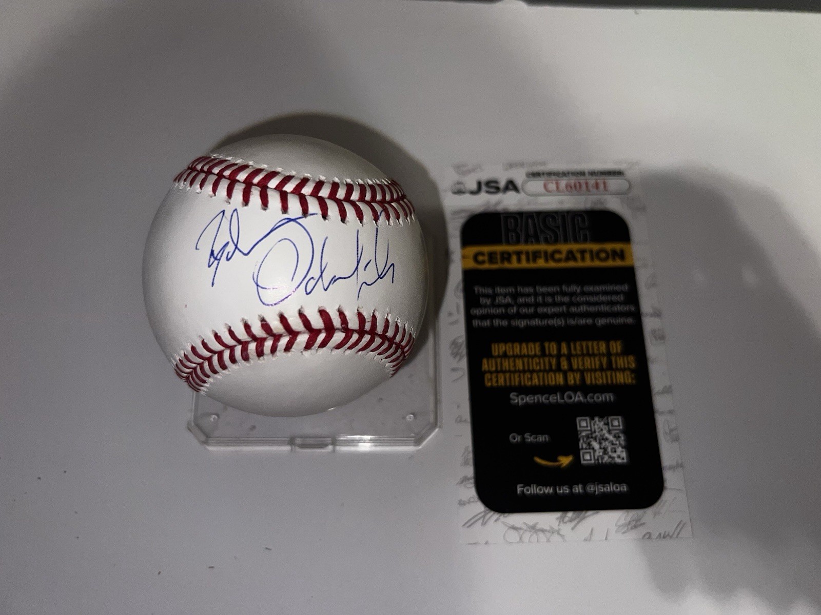 Bob Odenkirk Signed Official Major League Baseball Chicago Cubs Saul JSA