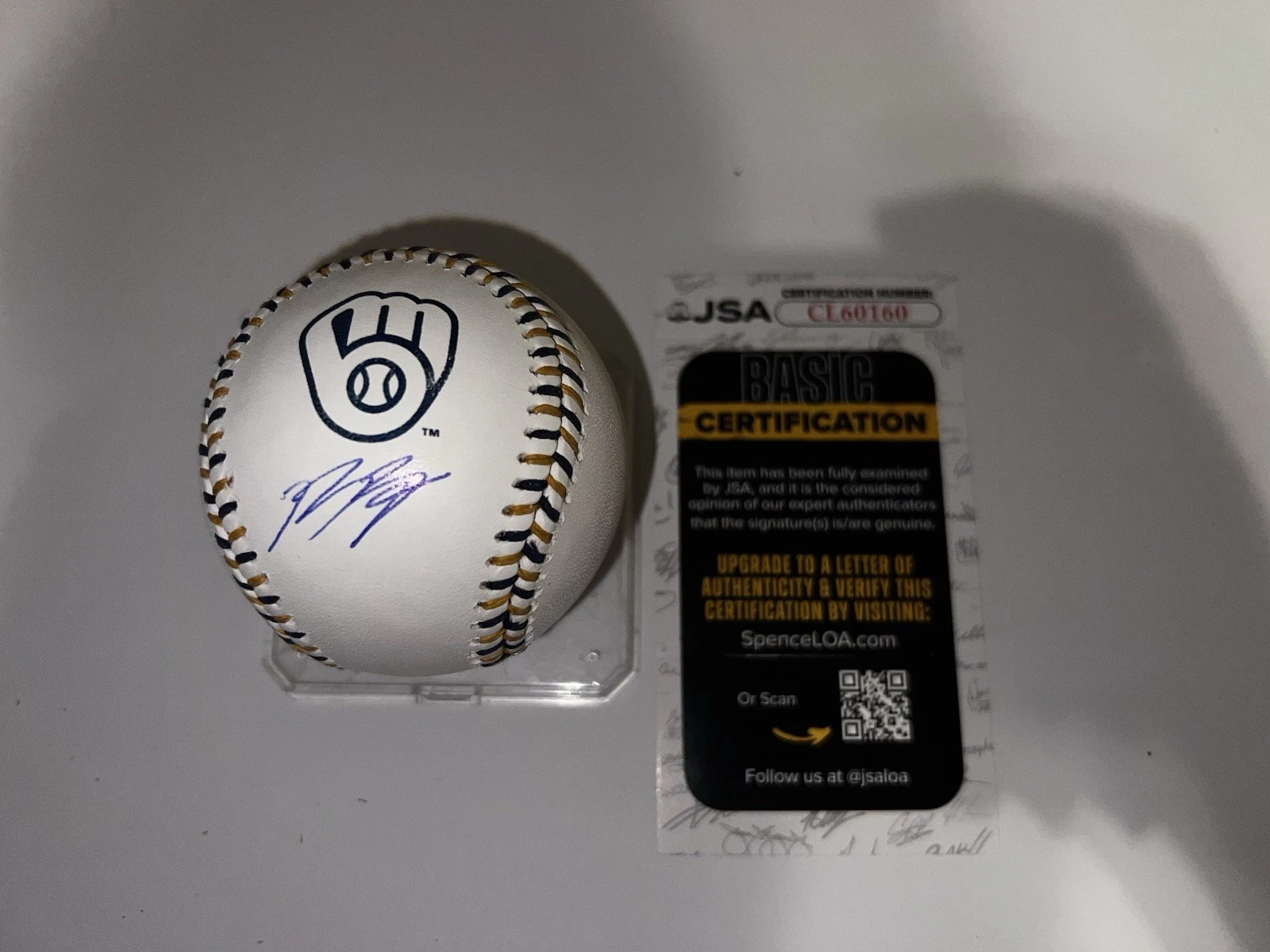 Ryan Braun Signed Official Milwaukee Brewers Team Stitched Baseball JSA