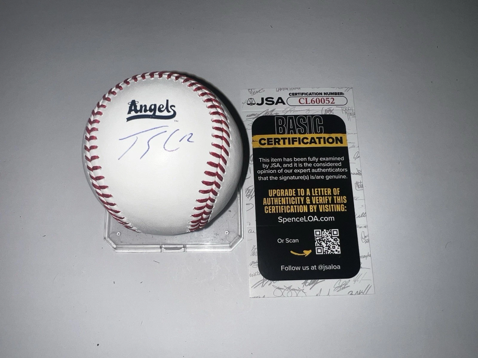 Jorge Soler Signed Official Los Angeles Angels City Connect Baseball JSA