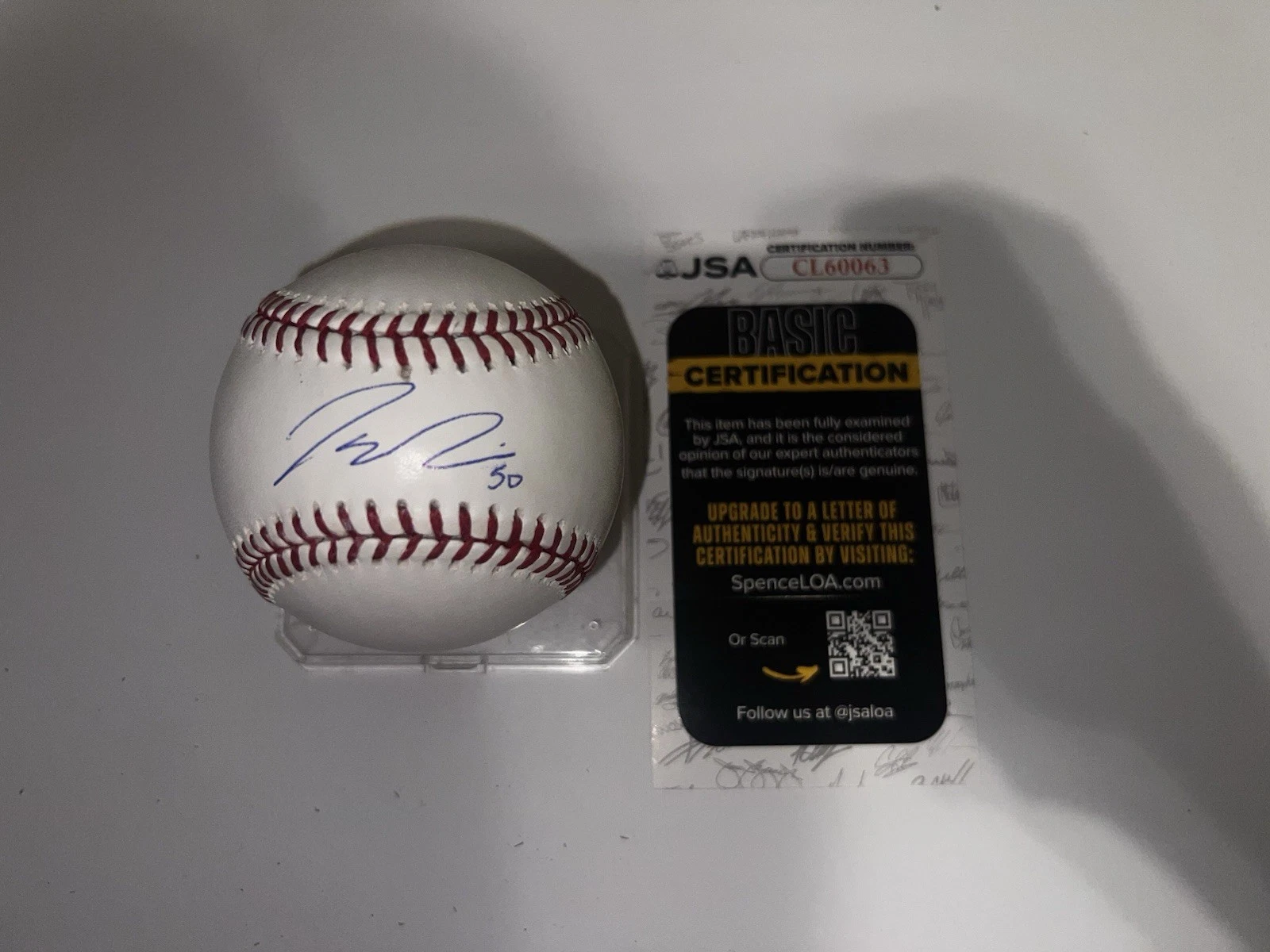Kris Bubic Signed Official Major League Baseball Kansas City Royals JSA Auth