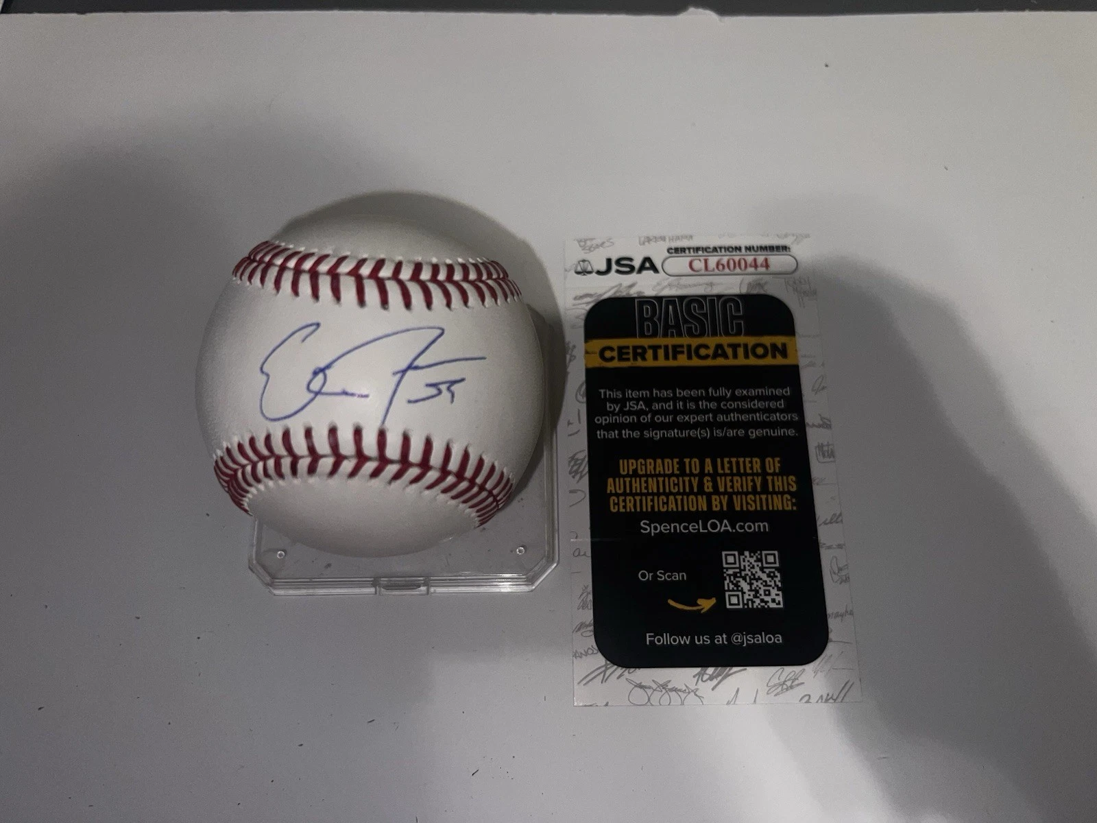 Evan Phillips Signed Official Major League Baseball Los Angeles Dodgers JSA