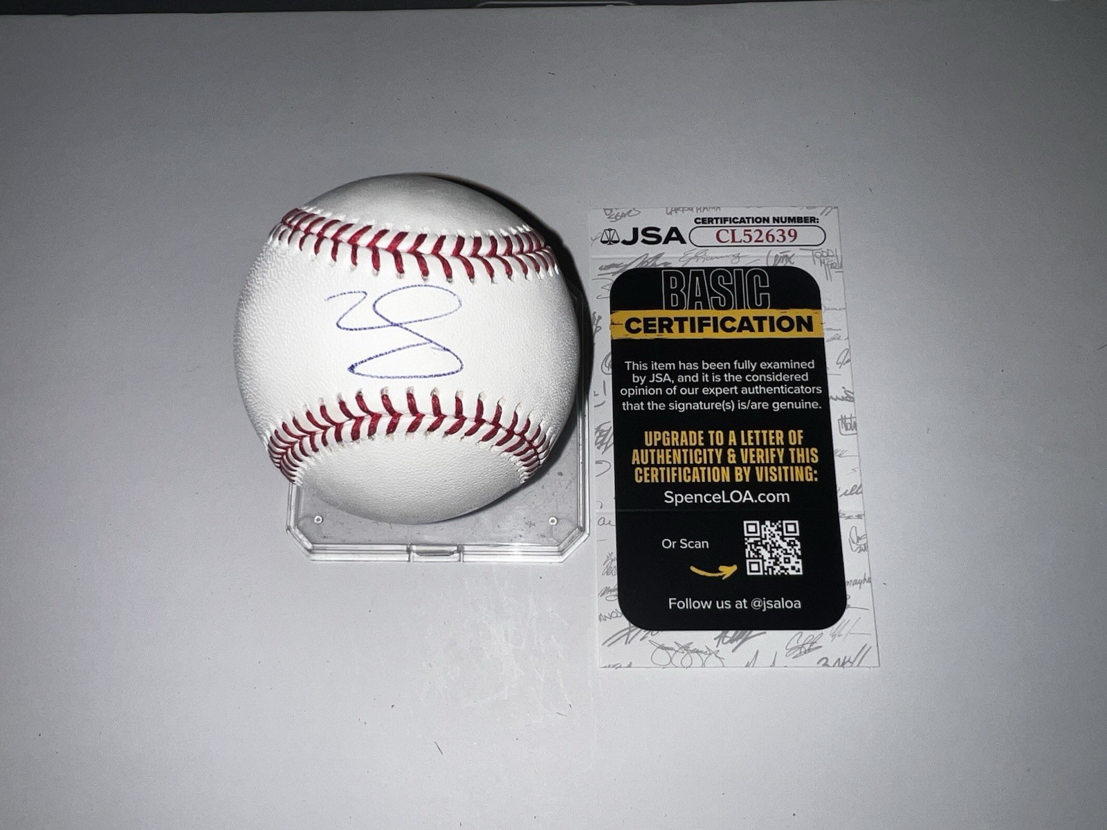 Noah Schultz Signed Official Major League Baseball Chicago White Sox JSA Auth