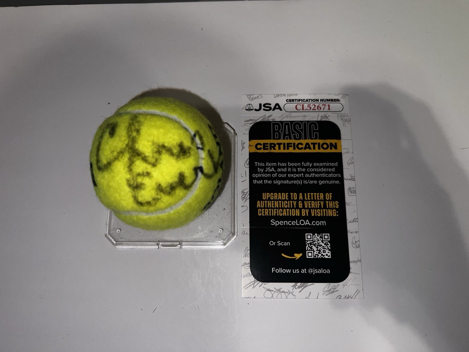 Chris Evert Signed Official French Open Tennis Ball Roland Garros Star JSA Auth