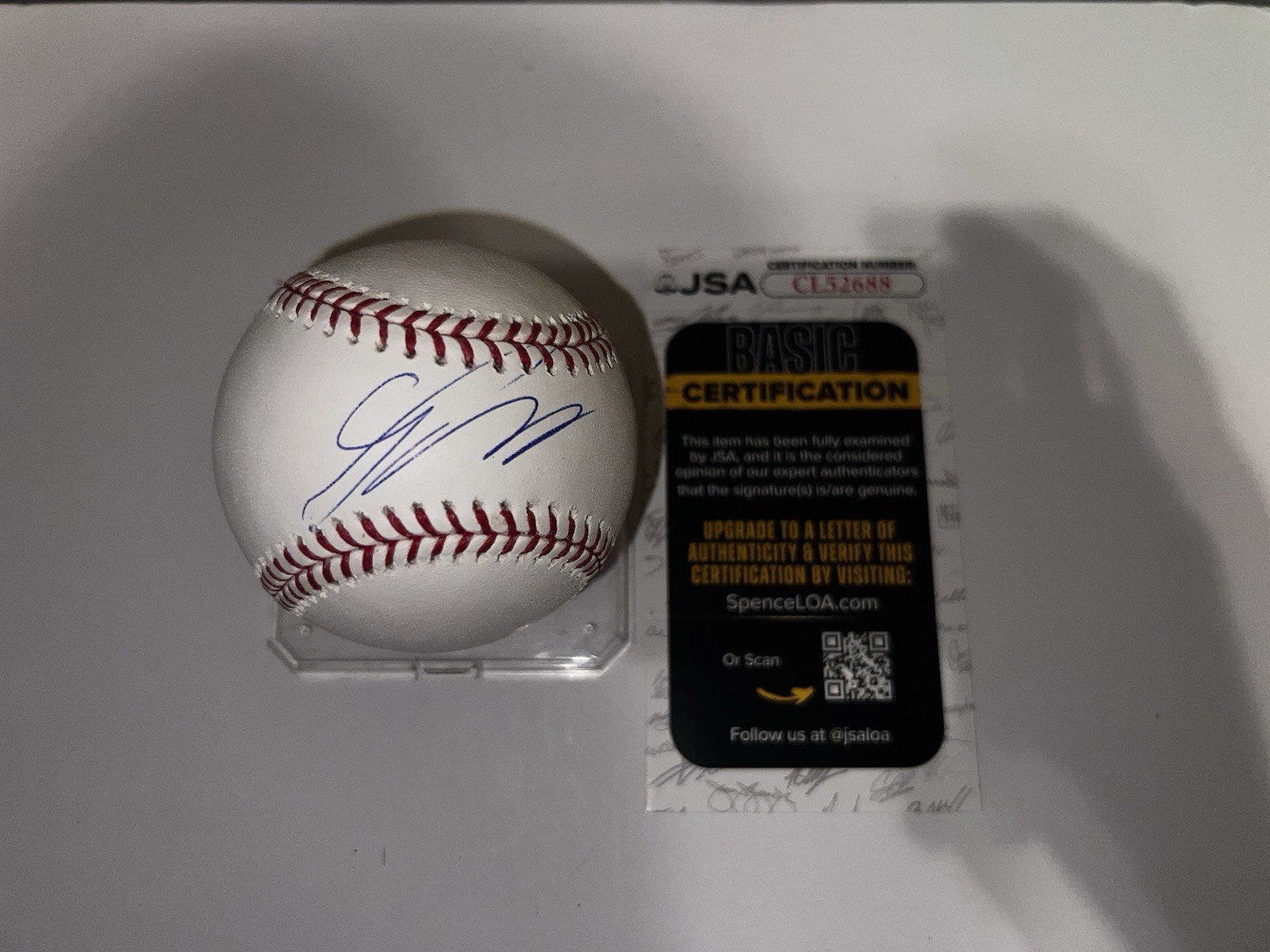 Gianni Infantino Signed Official Major League Baseball FIFA President JSA Auth