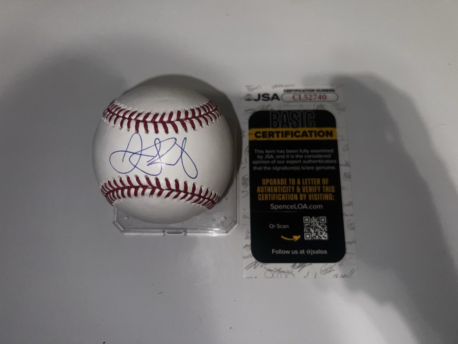 Gavin Sheets Signed Official Major League Baseball San Diego Padres JSA Auth