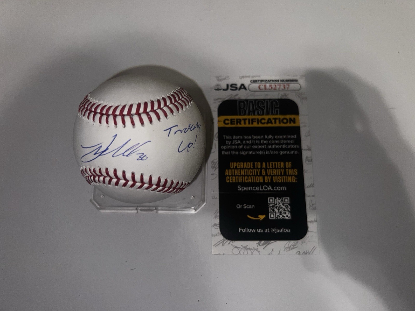 Logan Gilbert Signed Official Major League Baseball Seattle Mariners JSA Auth